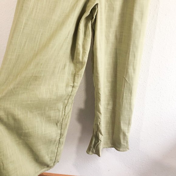 Lulu's Green Corset Linen Blend Jumpsuit Size Medium - Picture 5 of 8